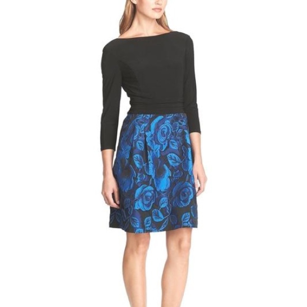 💙 AMERICAN LIVING Floral Fit and Flare Dress